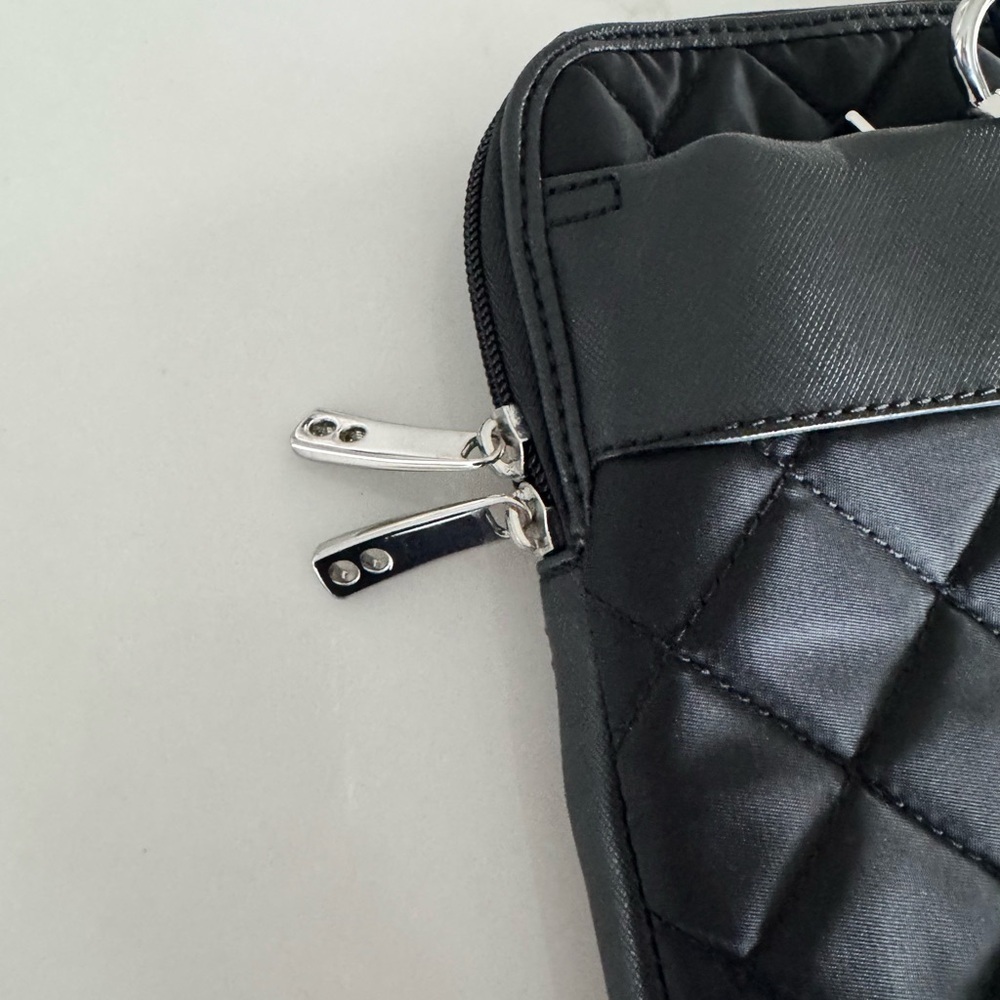 Knomo London Avignon Quilted Laptop Bag Black - Picture 7 of 7